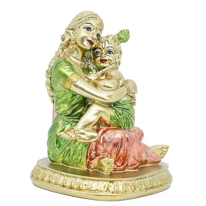 Buy Hindu God Yashoda Krishna Statue Hinduism Murti Pooja Sculpture