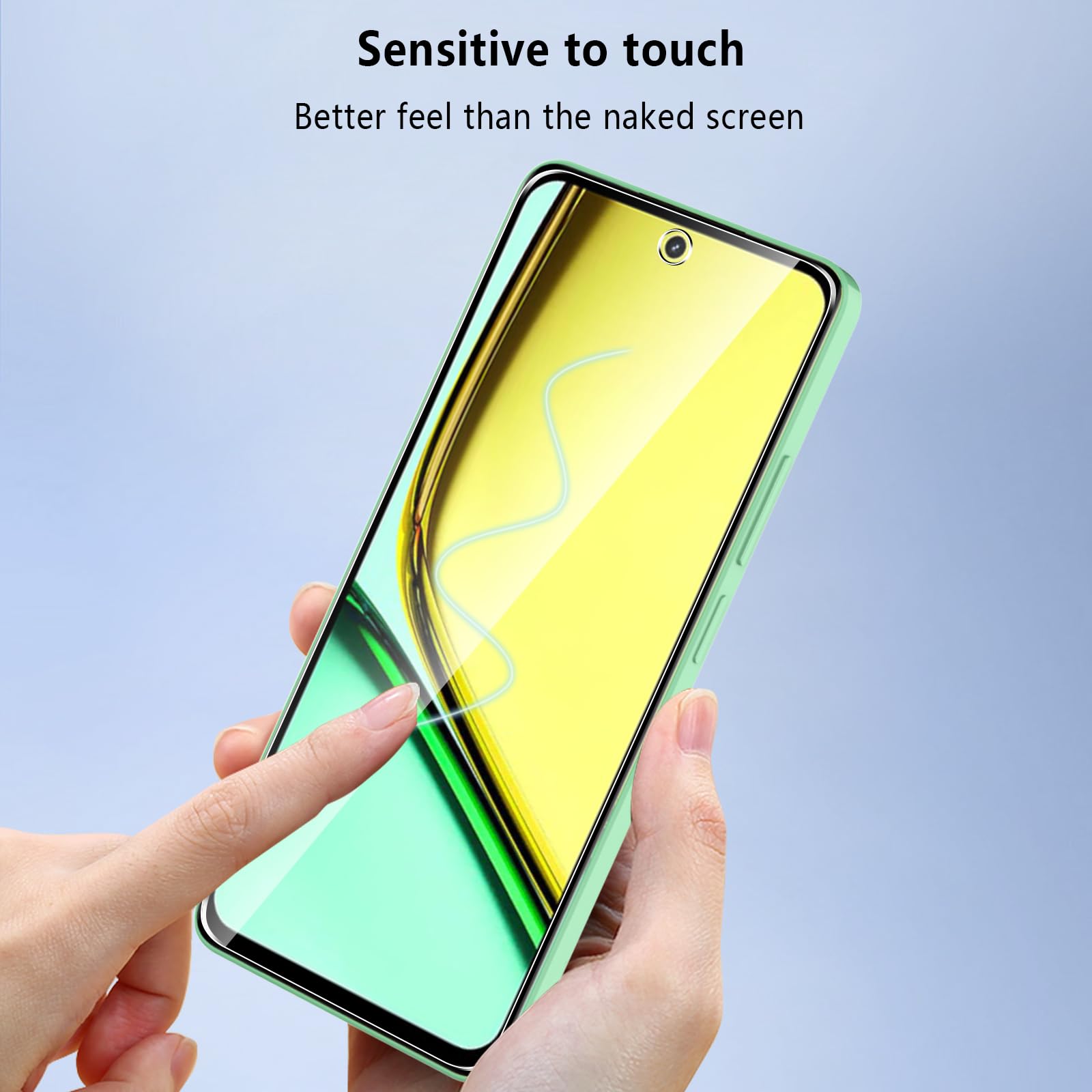 Pollachi Verre Trempé Compatible Avec Realme C67 4G Film Protection Ecran,Dureté 9H,Sans Bulles,Anti Rayures Vitre Protecteur D'écran (Lot De 3