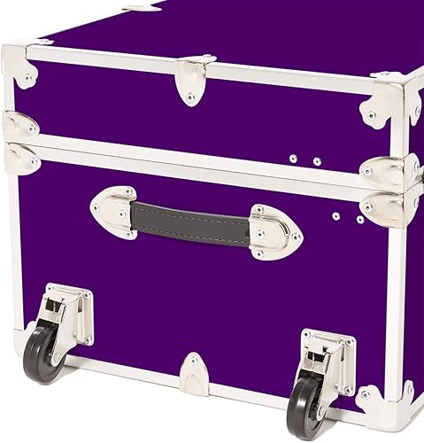 Miniatura 2 de Rhino Armor Baúl para Campamento y universidad 30 x 17 x 13 pulgadascon ruedas (6colores), Púrpura), RACCTWPU10