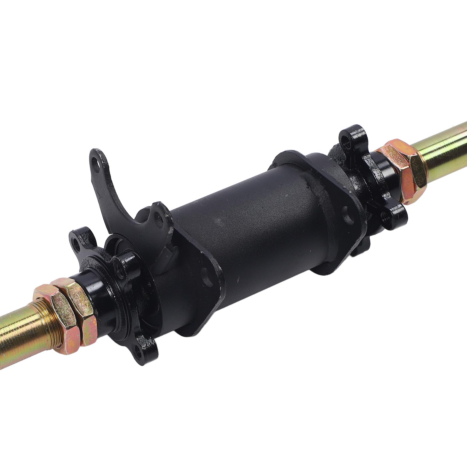 Ensemble d Essieu Arri re Go Kart 750 mm 29 Pouces avec Supports de Fixation de Cadre et Brides de Moyeu pour ATV VTT et Tricycles D rive