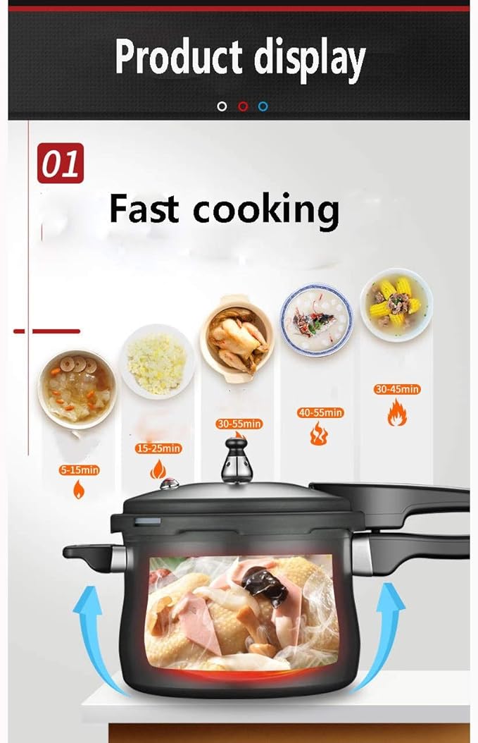 Olla a Presión Aluminio 4.5L WERTGHJ miniatura 7
