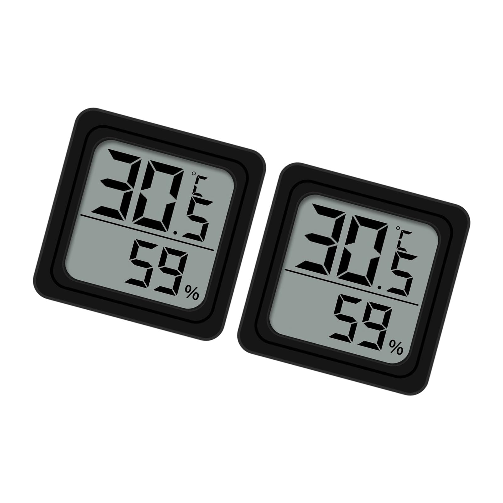 Tiny Transportable Temperature Dampness Observe High Accuracy LCD Display Indoor Environment Transducer with Lovely Symbol Plan Long Battery Life Tiny Digital Hygrometer Thermograph