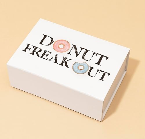 Miniatura 2 de Caja de anuncio de revelación de bebé de prueba de embarazo (Donut Freak Out)