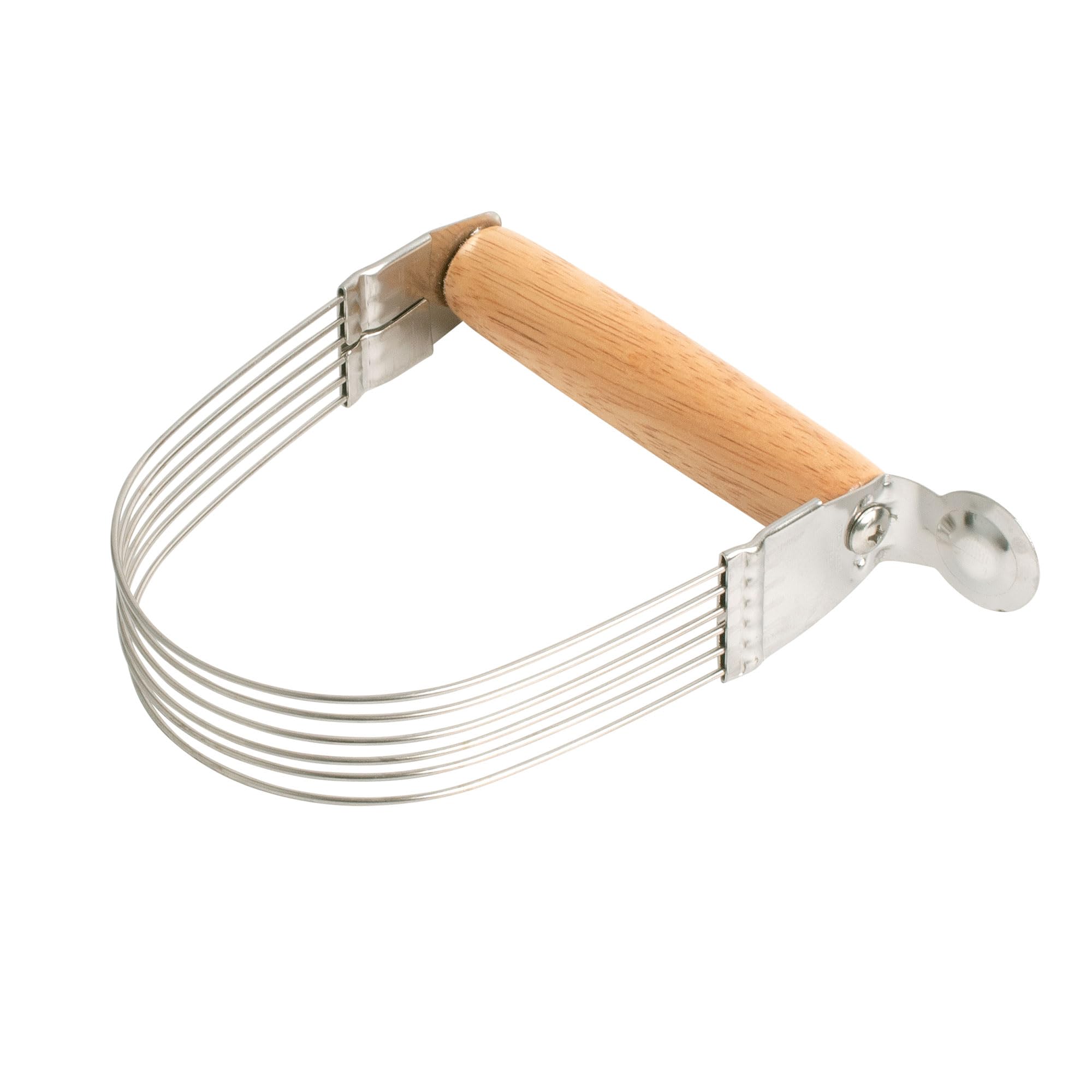 Mrs. Anderson’s Baking 6-Wire Pastry Cutter and Dough Blender, Stainless Steel with Wood Handle