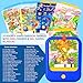 Kids Learning Tablet Bilingual, Montessori Educational Learning Toys for Toddlers 2-5 Year Olds, with 2000+ Words and Games, Speech Therapy Autism Toys, 2 3 4 5 Year Old Boy Girl Birthday Gift(Blue)