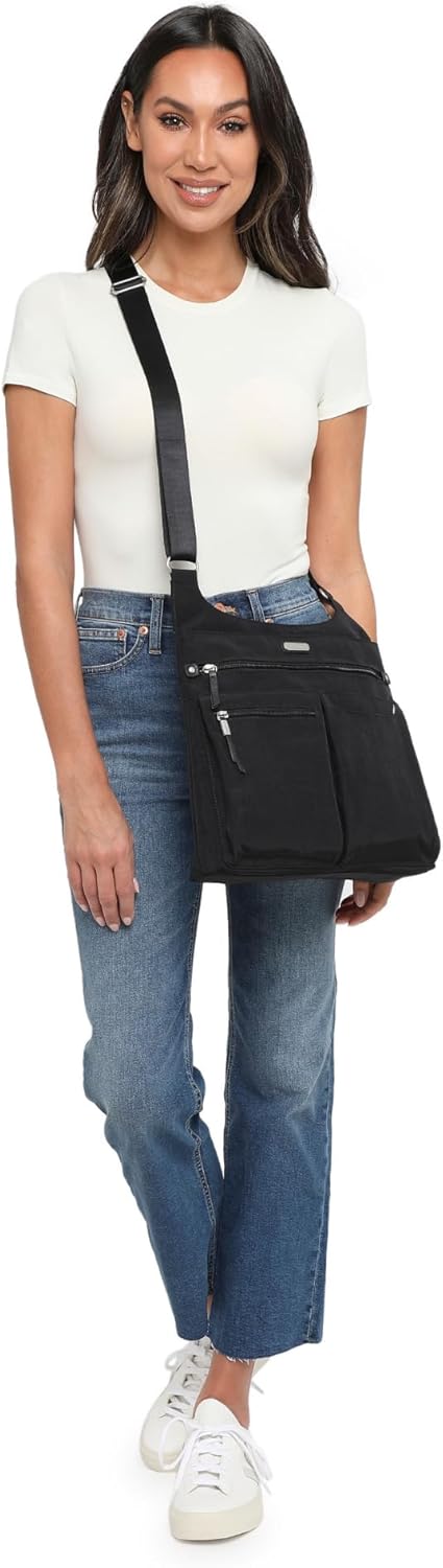 Baggallini On Track Crossbody with RFID Phone Wristlet - Image 6