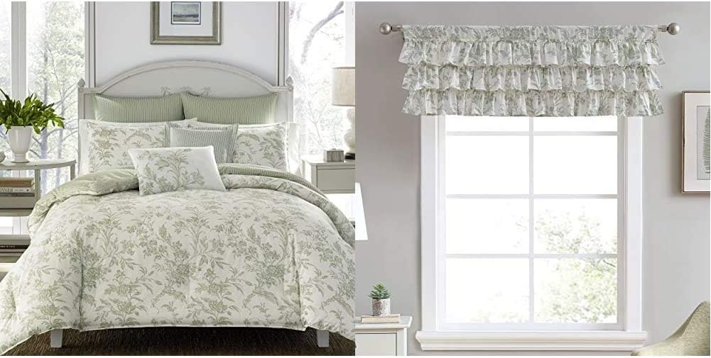 Laura Ashley Natalie Comforter Set & Matching Valance