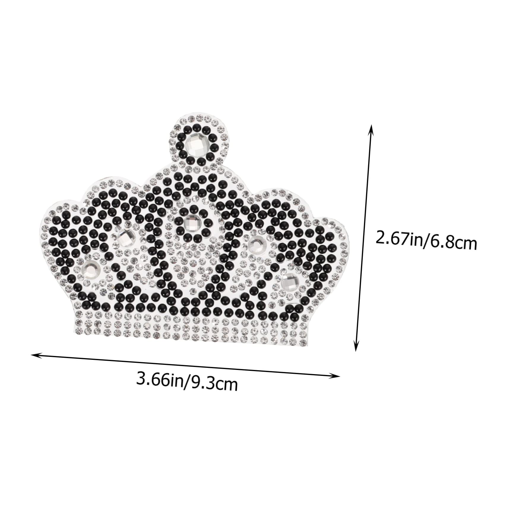 30pezzi Adesivi Decorativi Forma Di Perle e Strass Per Abbigliamento e Accessori Per Cappelli Borse e Valigie Design e Accattivante
