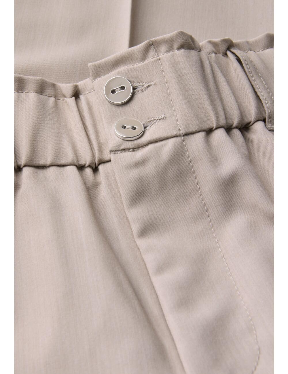 Street One Pantaloni Paperbag Effetto Melange Donna