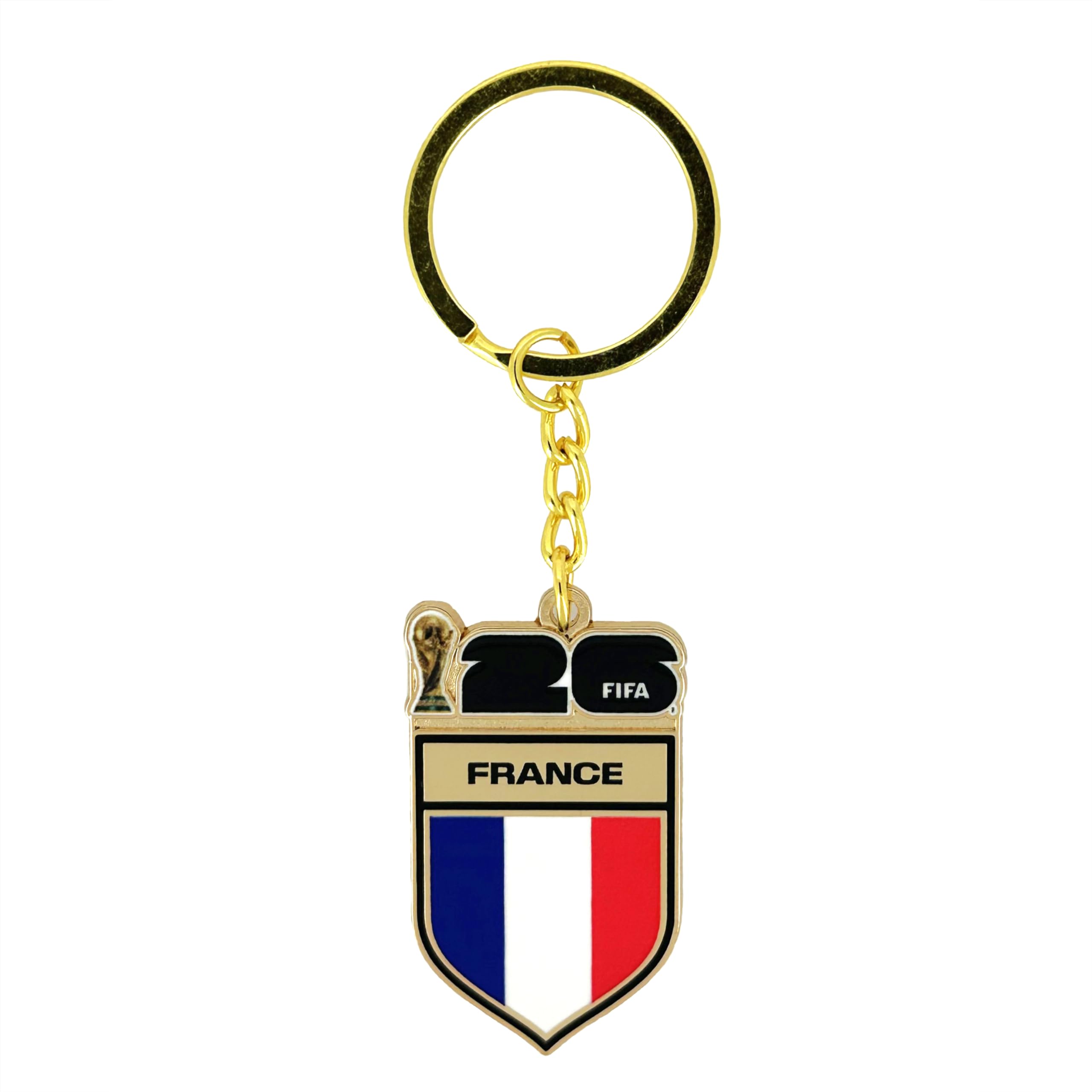 2026 FIFA World Cup Keychain – Officially Licensed, Collectible Gift for Fans, Durable Metal Ring for Keys, Backpacks