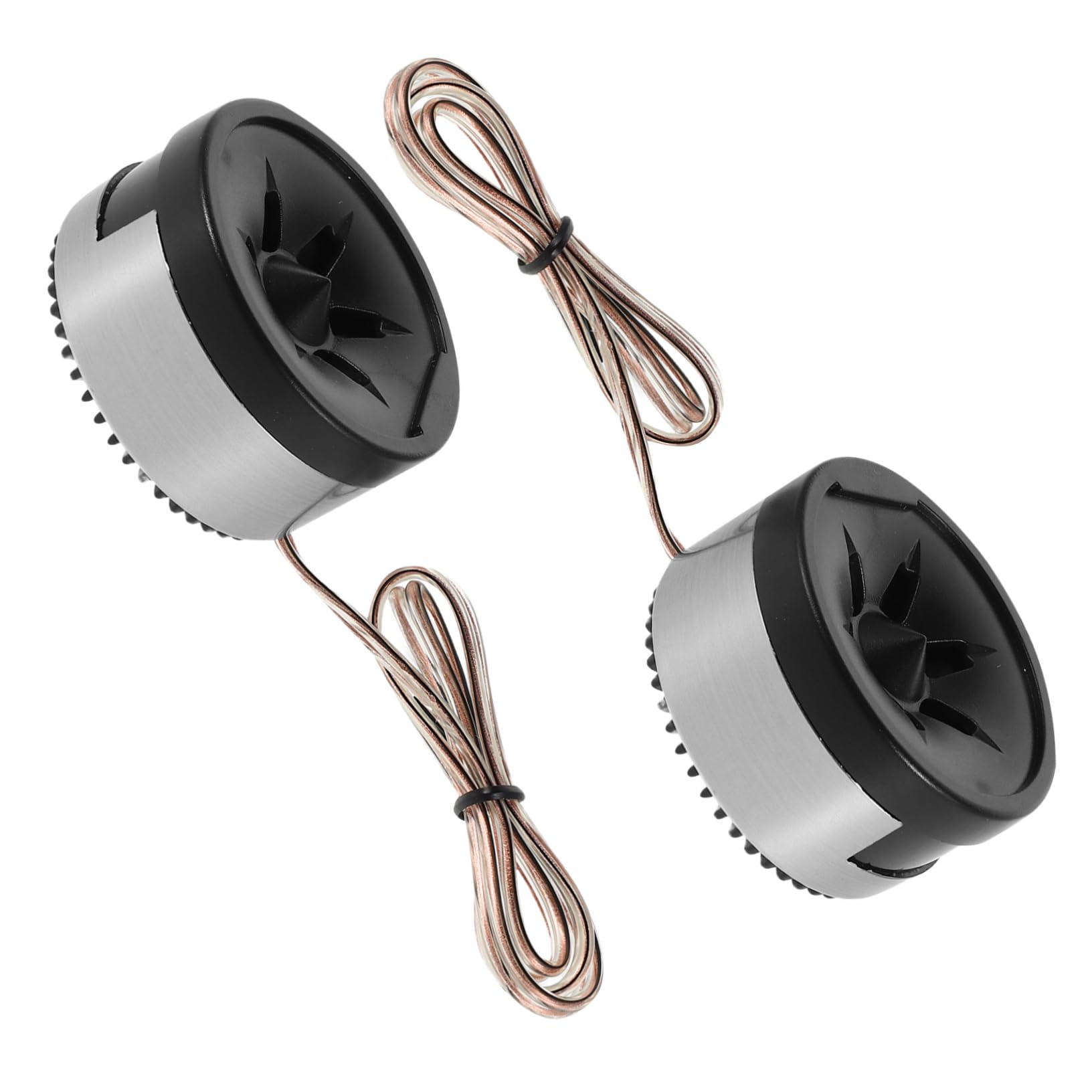 Parliky 1 Pair Mini Dome Speakers for Car Audio System High Efficiency Portable for Music Enthusiasts Present for Him Black