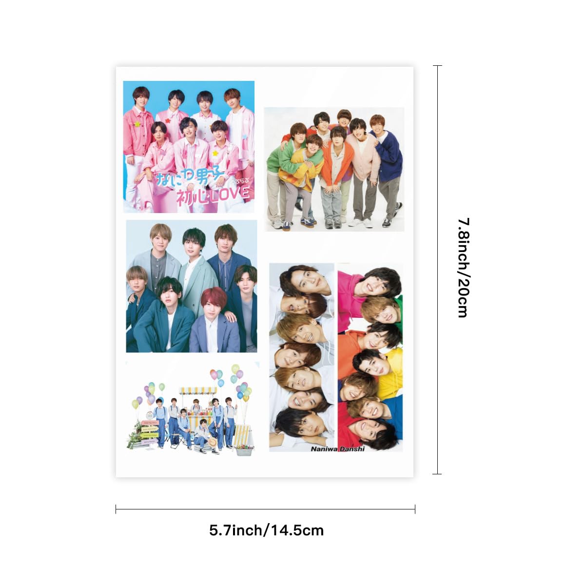 Amazon | なにわノ男子 なにわノだんし なにふぁむ 防水ステッカー