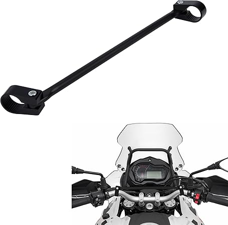 Barra Di Bilanciamento Moto Universale - Per Manubri Da 22mm, Nero, Regolabile - Foto 14