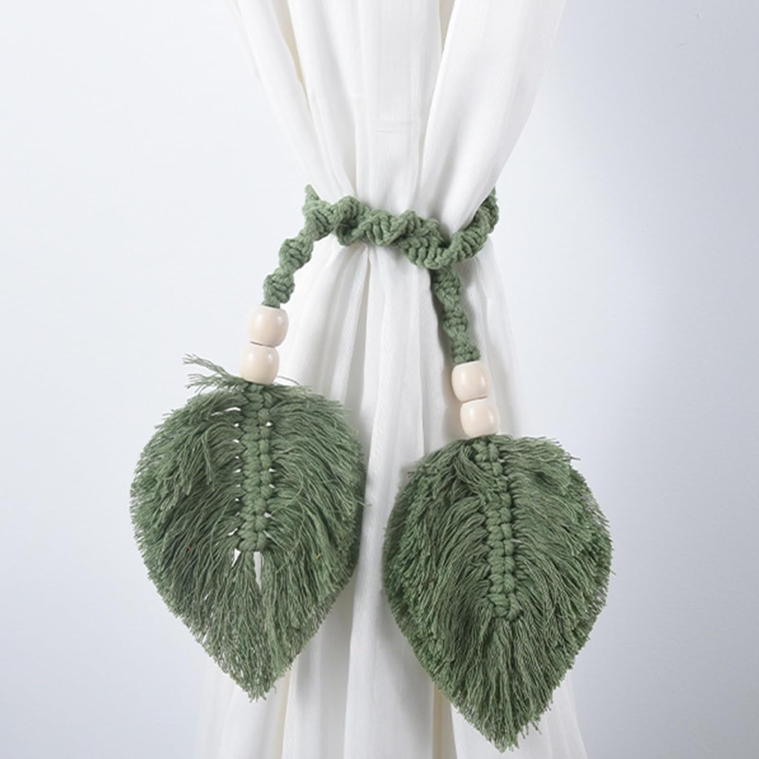 4PCS Curtain Tiebacks Window Drapery Holdbacks Tie Backs Adjustment Tie Backs Fasteners Room Decorations