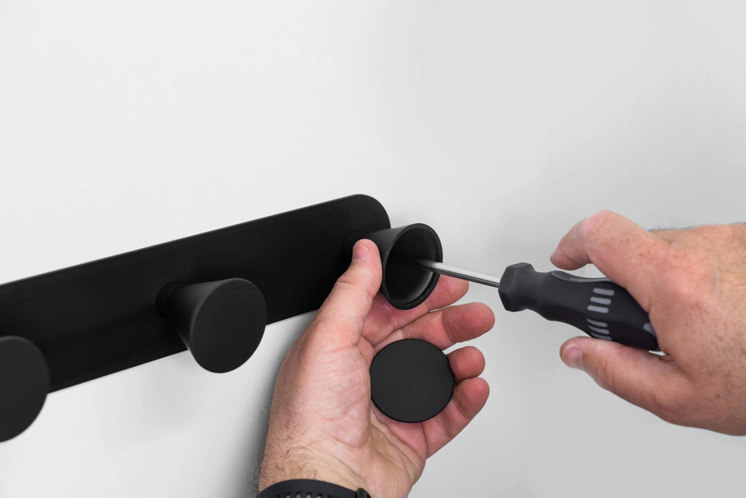 Appendiabiti Da Parete Nidoshu - 4 Ganci, Design Moderno Con Montaggio Adesivo O A Viti - Foto 6