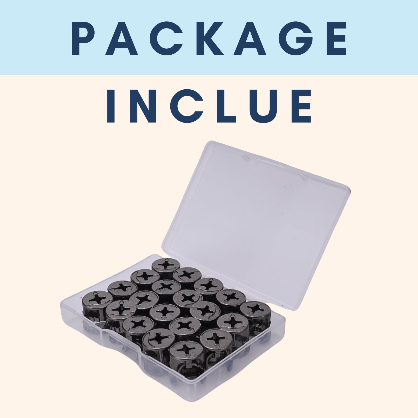 Amazon.co.jp: 家具偏心ホイール用カムロック 20個 15x9mm ブラック