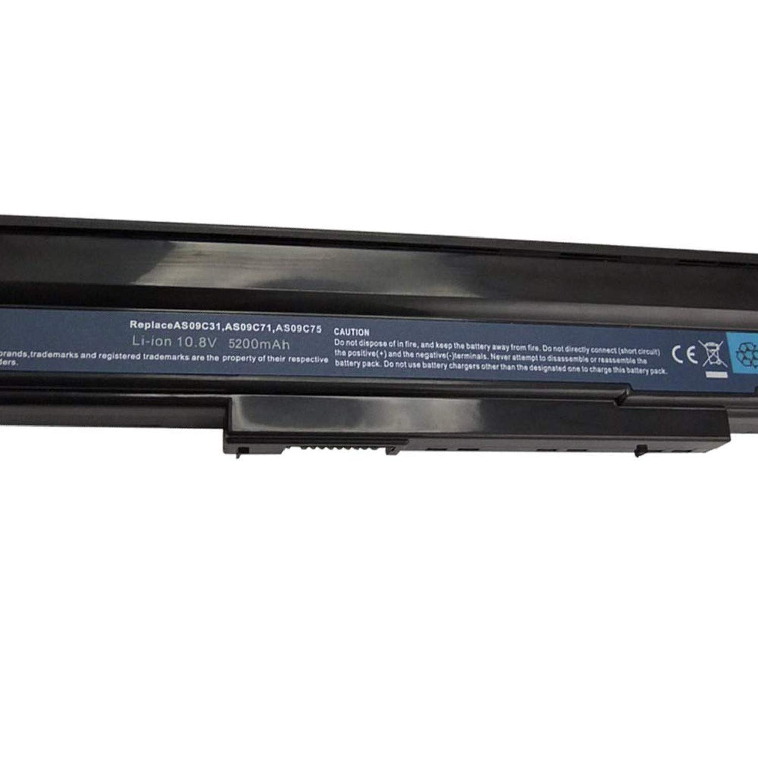 Batteria Per Acer Extensa 5235 5635 Series - 10,8V 5200mAh, Sostituzione AS09C31 AS09C71 - Foto 2