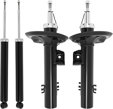 Front Rear Shock Struts Set Shock Absorbers Kit Replacement for BMW X3 2004-2010