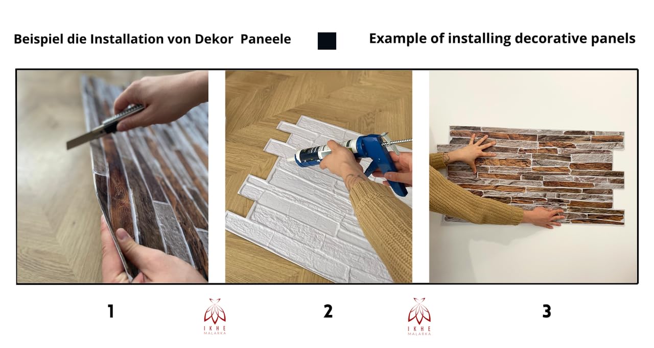 CPVC09 - Paneles de PVC 3D (12 m², aspecto de piedra, 28 unidades, revestimiento de pared, techo, revestimiento de PVC, imitación de azulejos, 90 x 48 cm)