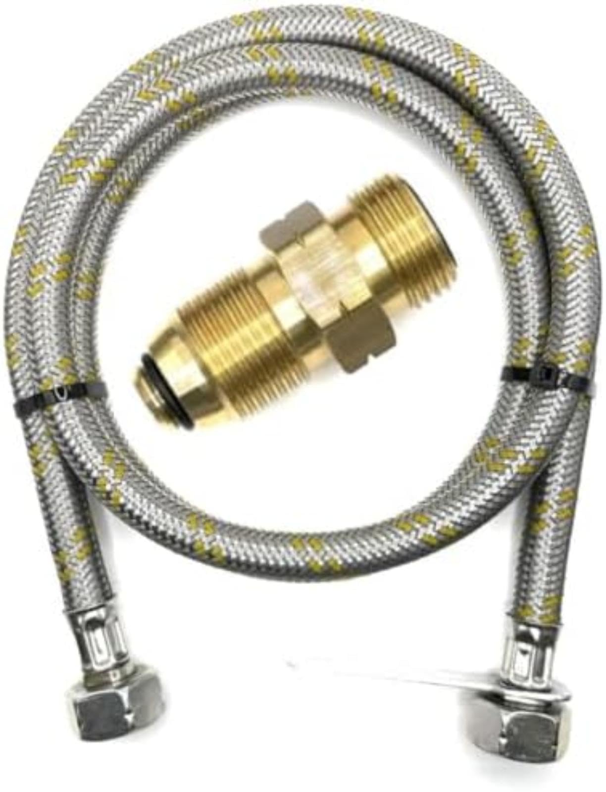 Zestaw węża do napełniania propanem butanem Lpg, 1,5 m, dla 0,880 Pol Lh męski na 21,8 mm żeński wzmocniony pigtail, dla nas, Australia, Belgia elastyczna rura wydechowa