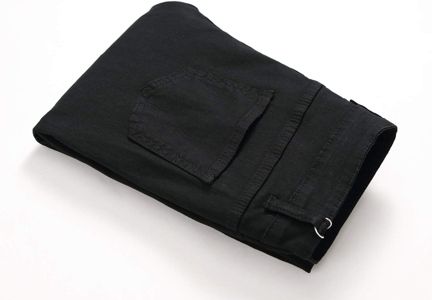 Kihatwin Big Boy's Casual Skinny Ripped Jeans Slim Fit Distressed Zipper Pants with Holes - Image 7