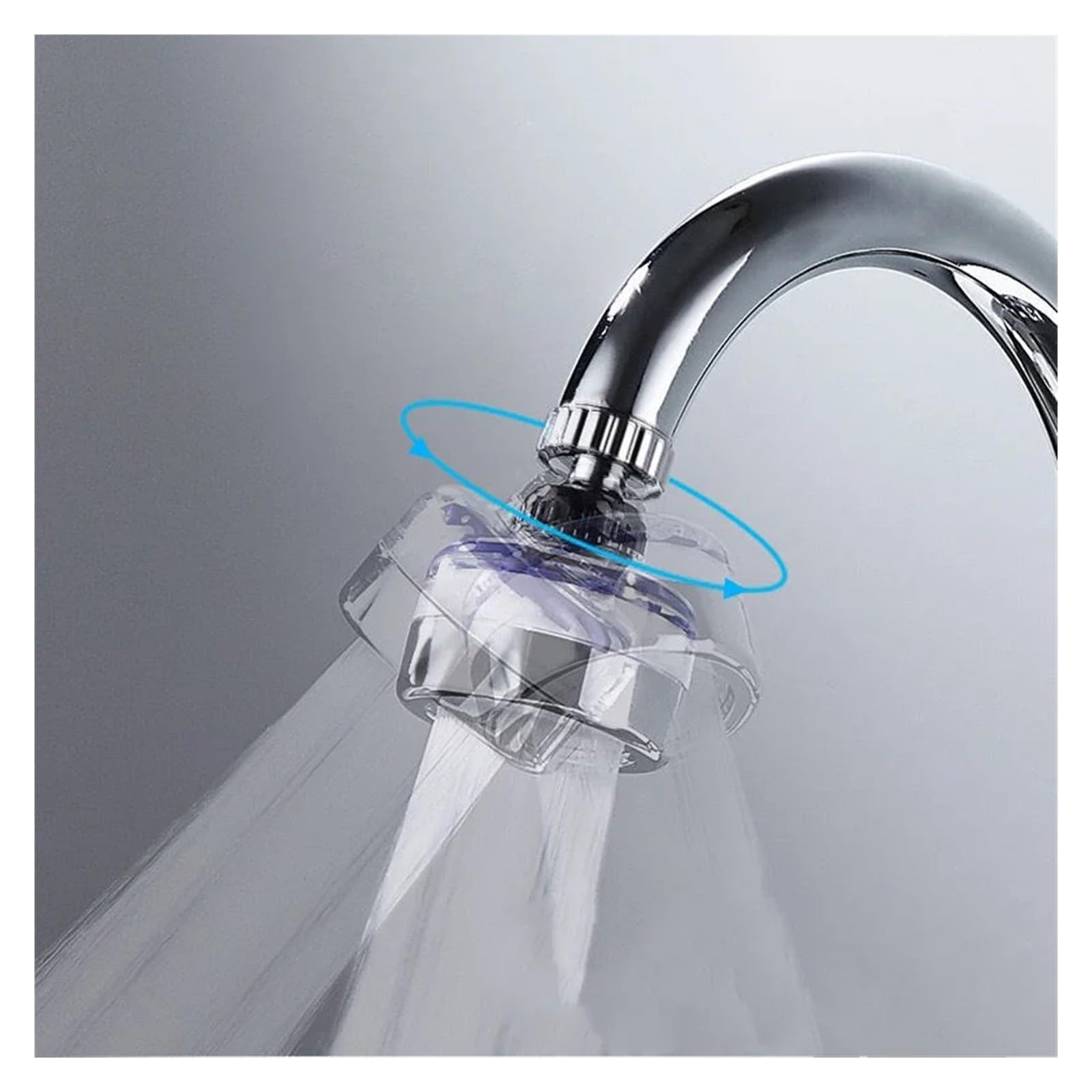Adattatore Universale per Rubinetto da Cucina, ugello per Rubinetto da Bagno a Risparmio idrico con Filtro, connettore aeratore per Rubinetto, Testina spruzzatrice Anti-