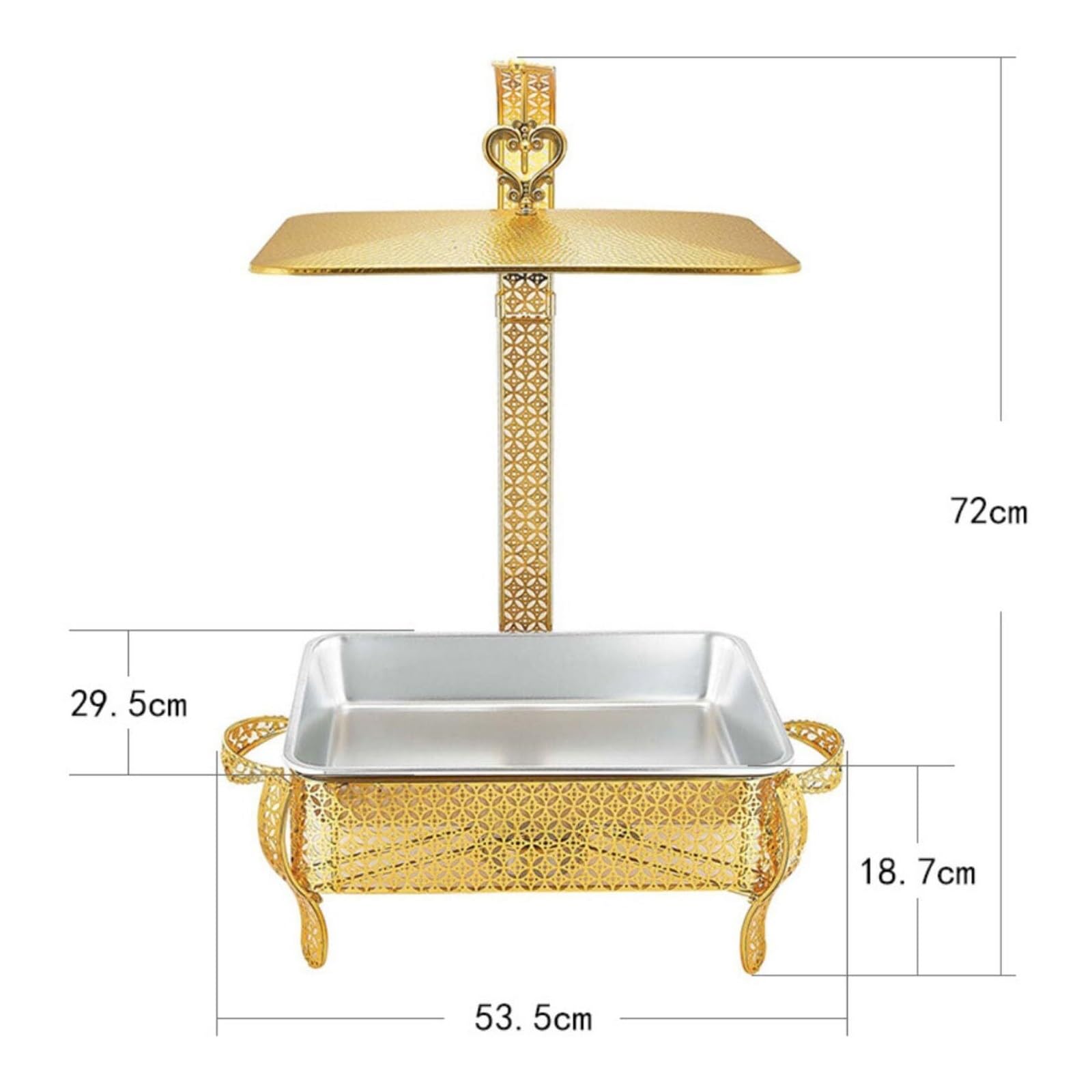 Cesta Hueca con Clips for Calentar Platos