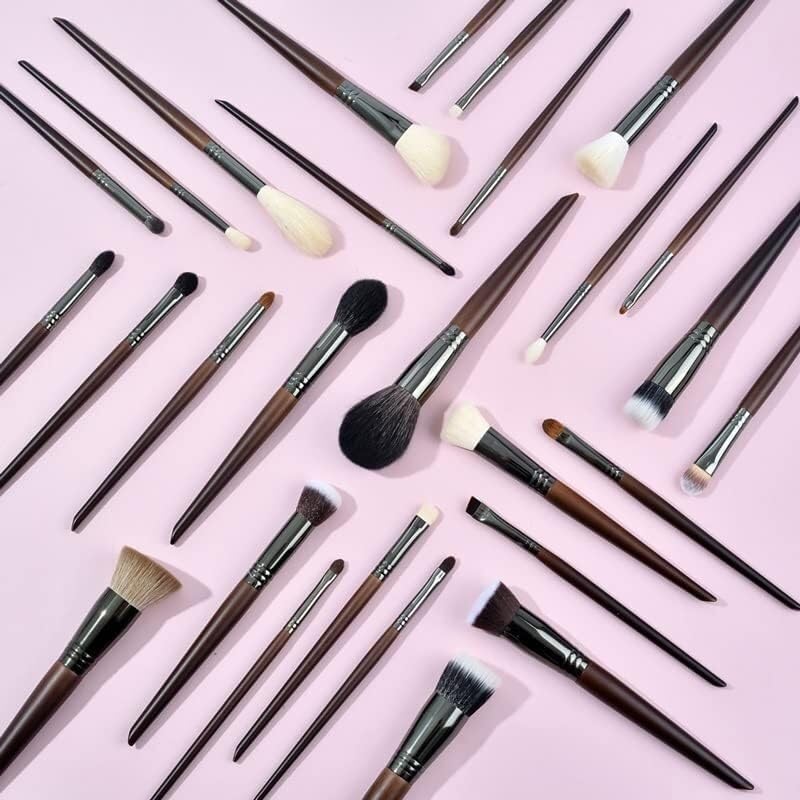 Set di Pennelli per Il Trucco Professionale, Strumenti per Cosmetici, Kit di Pennelli per Il Trucco, Set di Fondotinta Sintetici E Correttore,D-20pcs