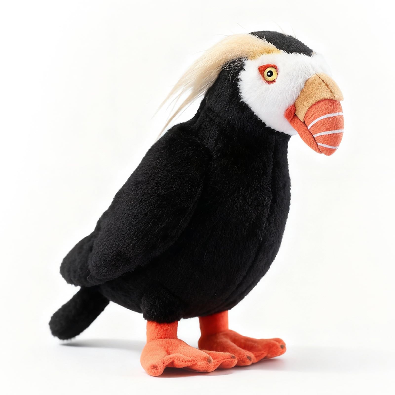 PuffPurrs Puffin Plush - Lifelike 13in Tufted Sea Bird Toy, Realistic Ocean Puffin Plush Gift — image 1