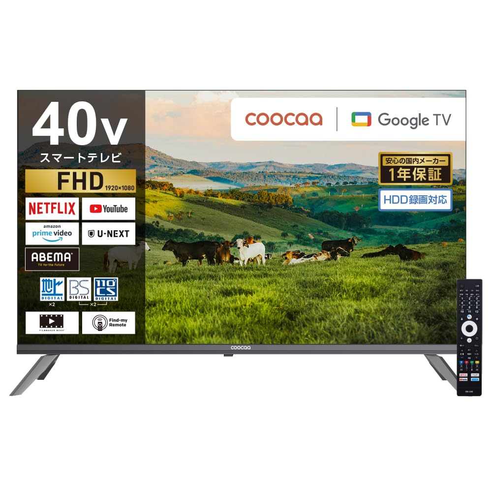 40型液晶テレビ　2018製　DOSHISHA Amazon | coocaa（クーカ） テレビ フルハイビジョン ブルーライト軽減