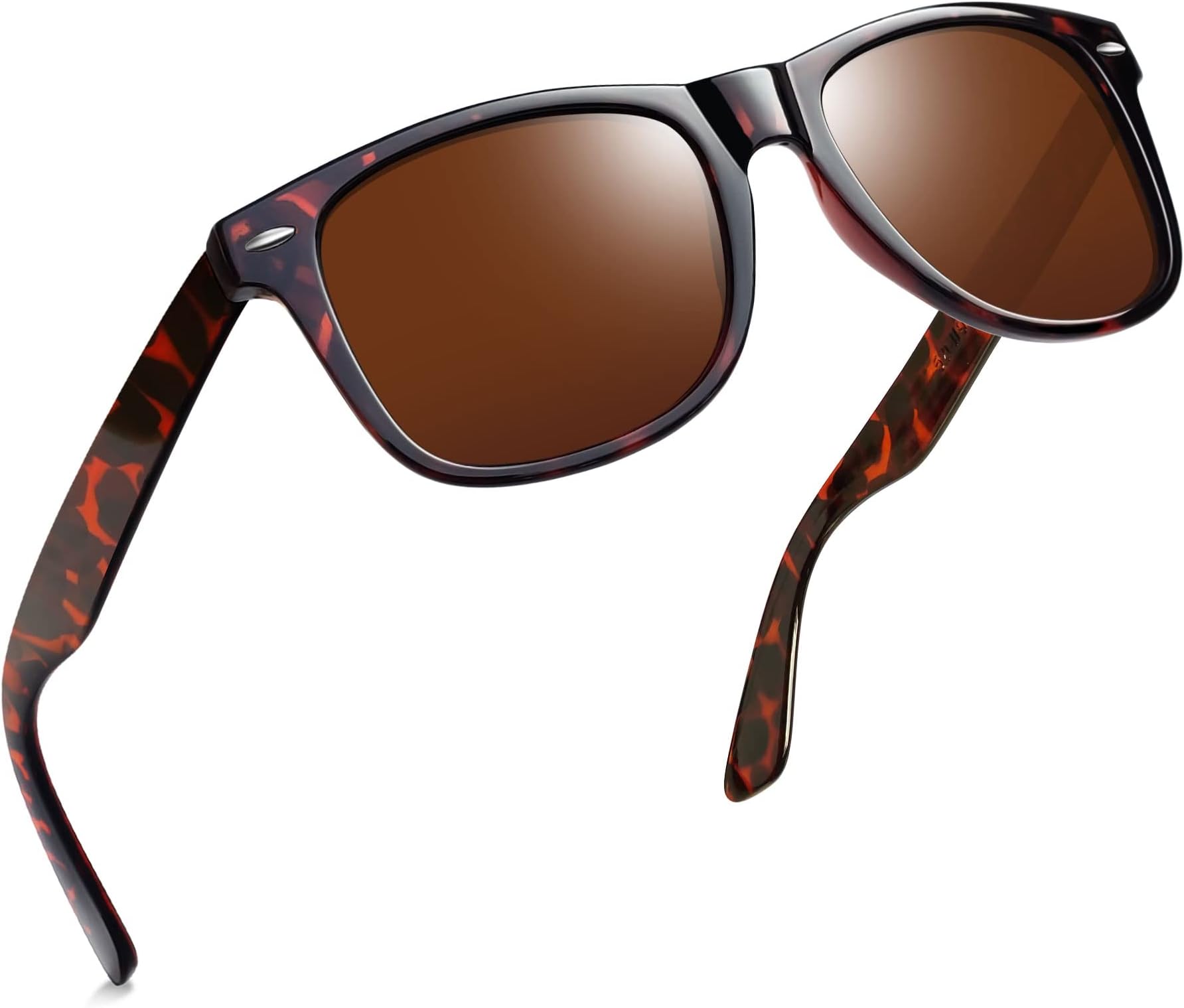 Polarized Sunglasses Men Women, Classic Retro Square Sun Glasses Men UV Protection Driving Fishing