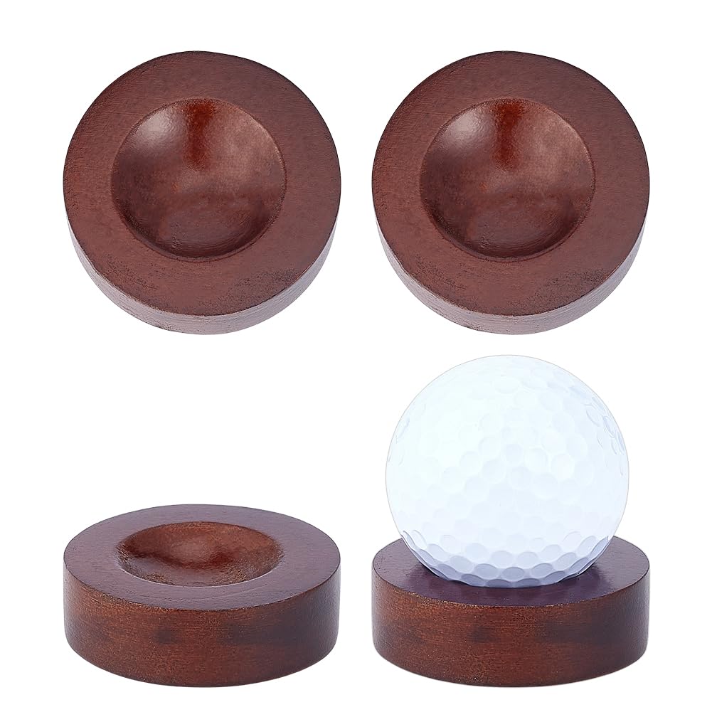 OLYCRAFT 8pcs ballon de Golf en bois présentoir 5cm bois de pin support d’affichage pour balles de Golf support de ballon de Golf unique pour Collection de souvenirs de sport décor de bureau