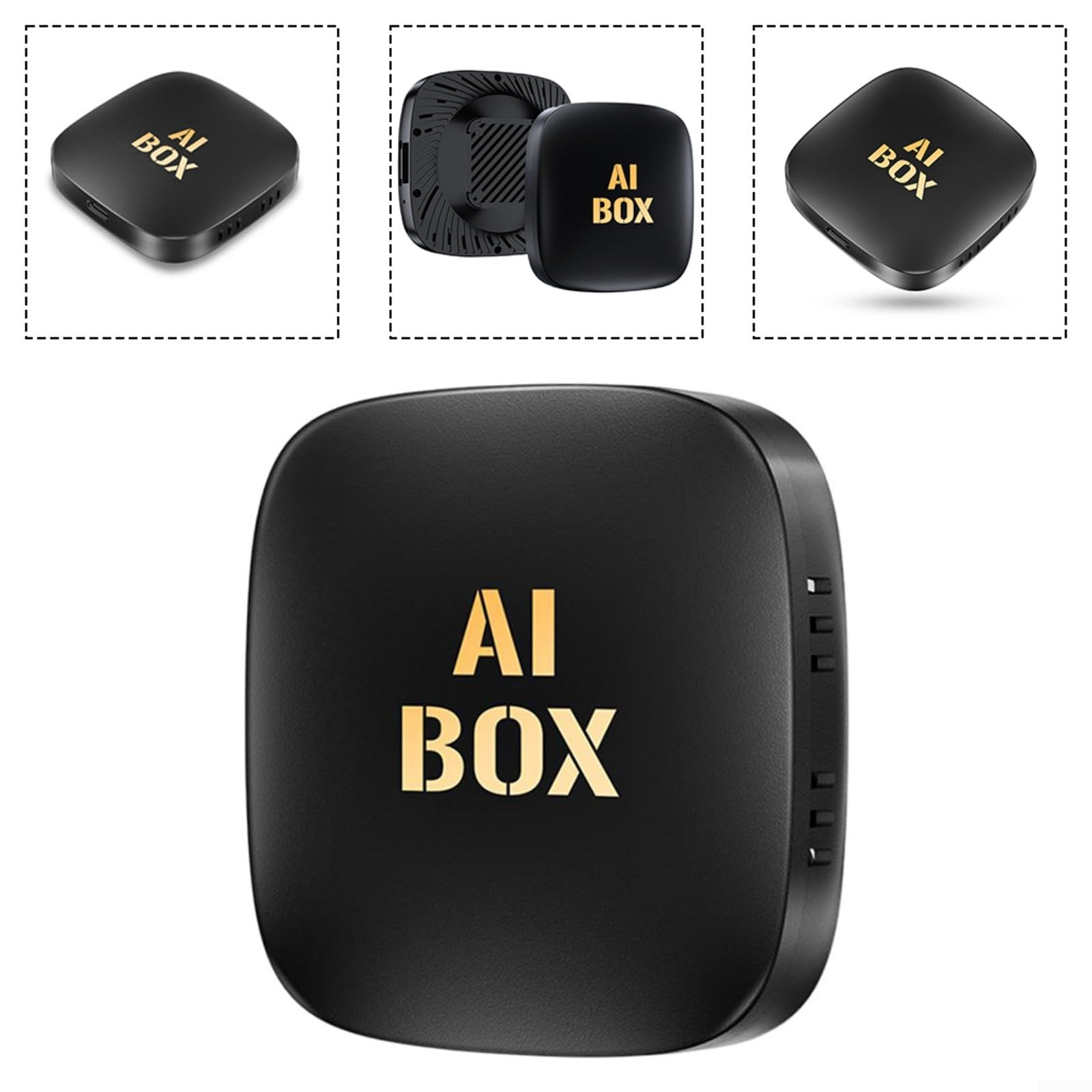 Confezione da 1 adattatore wireless per CARPLAY 2+16G per ANDROID 13 AI Box per cablato per auto CARPLAY a per Android Auto Mirror Link BT 50 Nero