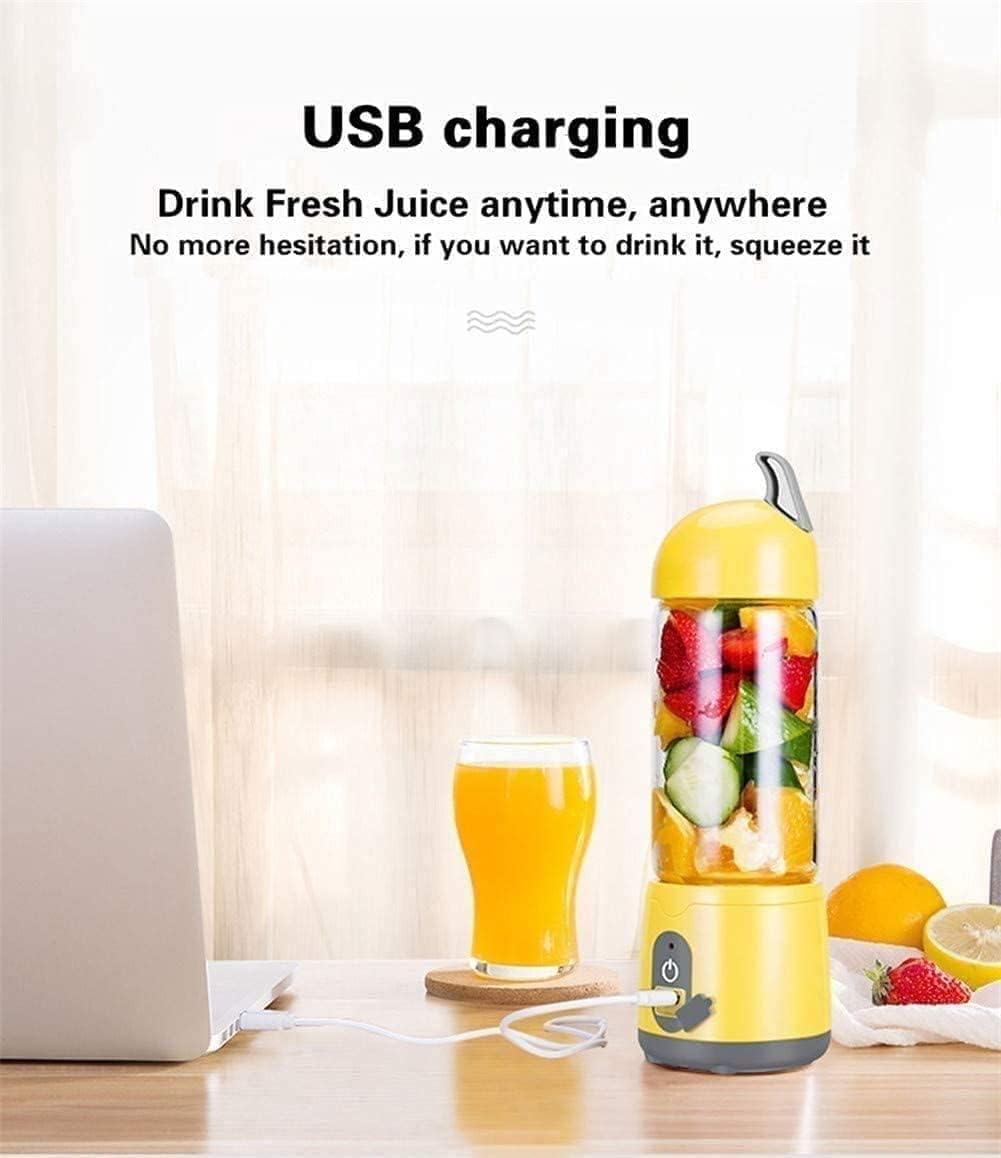 Portable Blender Personal Size Blender Smoothies and Shakes Mini Blender USB Rechargeable Fruit and Vegetables Drinks Handheld Blender Sports Travel