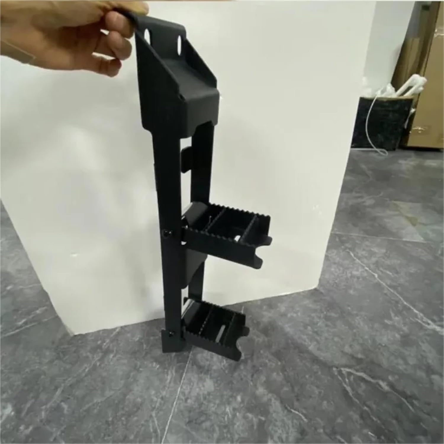 Car Foldable Rear Ladder Tailgate Pedal Step Compatible with Suzuki Jimny JB64 JB74w 2019-2021 Rear Ladder Accessories