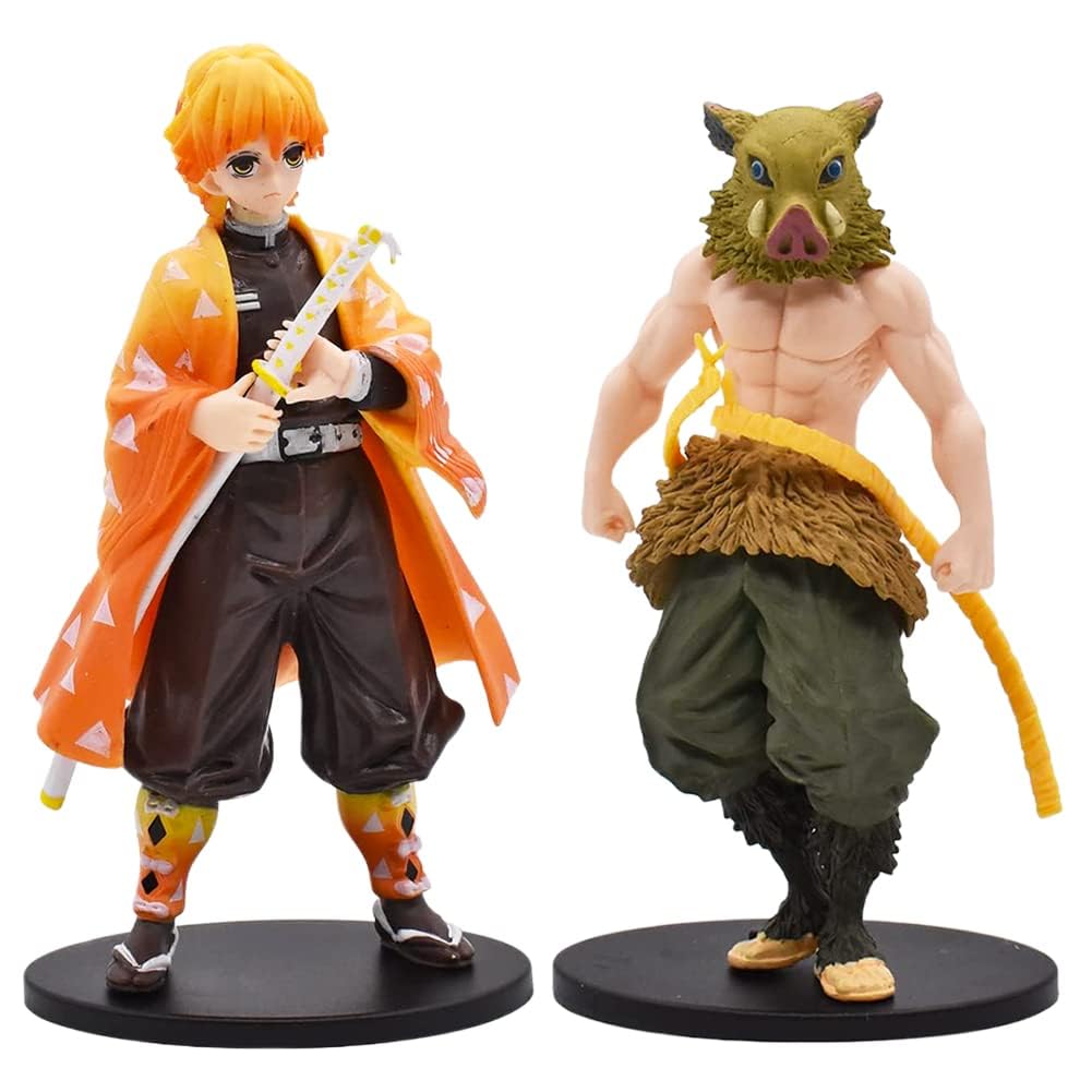 MIFKLMV Ornaments 2 pcs Anime Figure Action Figures Cute Statues Model Figurine Collection Figurine Car Decoration Home Office Decoration Gift for Fan Boys and Girls