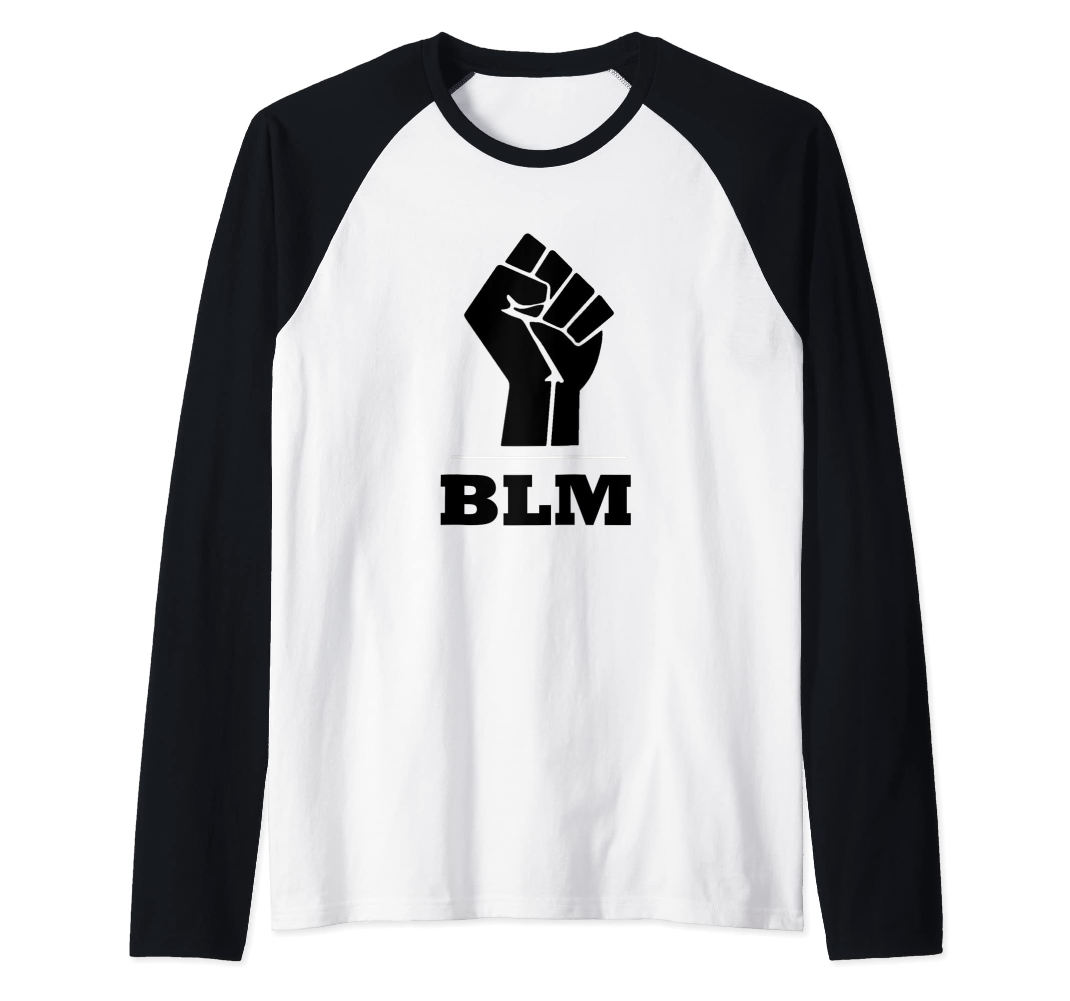 BLM Raglan Baseball Tee