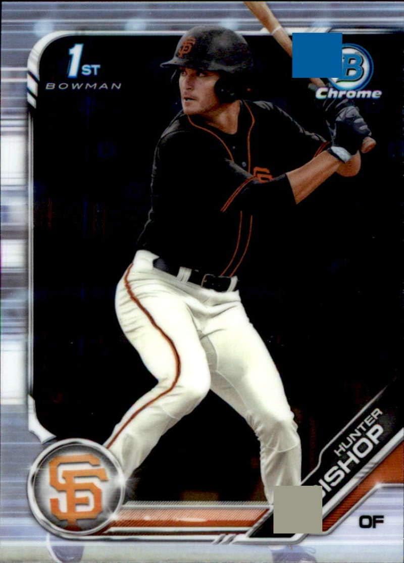 2019 Bowman Draft Chrome#BDC-31 Hunter Bishop San Francisco Giants Baseball Card
