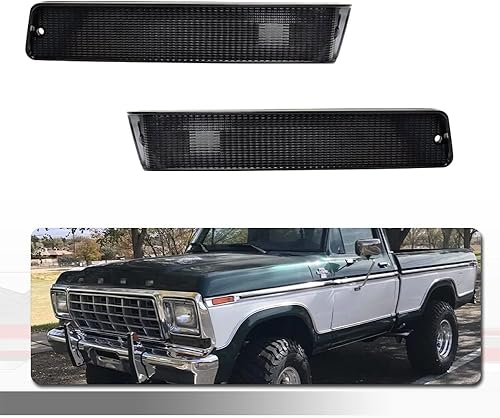 Miniatura 11 de Para camionetas Ford F-150 de 1973 1974 1975 1976 1977 1978 1979, luces de señal de giro delanteras para Ford Bronco 1978 1979 con lente ahumada