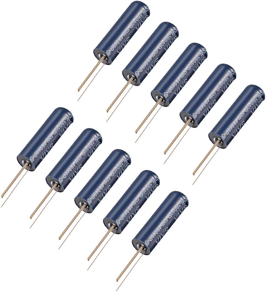 uxcell SW-18010P High Sensitivity Spring Electronic Vibration Sensor Switch 10Pcs