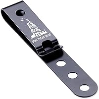 Vista 15 de HolsterSmith - Clip universal de metal para cinturón para hacer fundas, modelo 5, (3 agujeros), color negro táctico