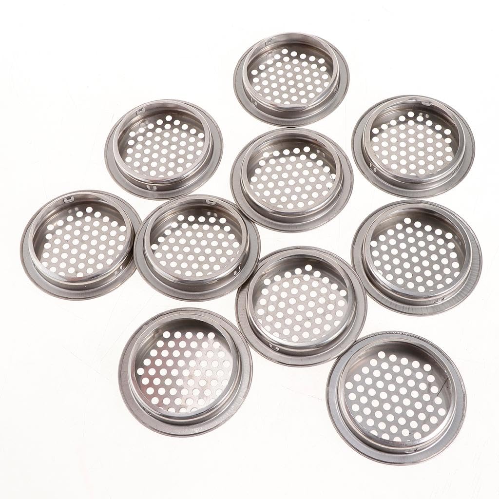 Cabinet Air Vents Cover Stainless Steel Round Vent Mesh Hole Louver 53mm|Home & Garden | Home Improvement | Building & Hardware | Other Home Building & Hardware-image-32