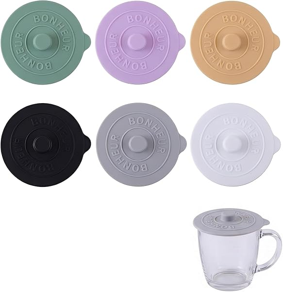 JIRVEX tapas de silicona de 10 cm, 6 piezas