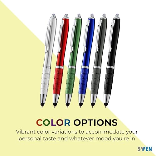 Miniatura 3 de SYPEN Bolígrafo personalizado, bolígrafo 3 en 1, lápiz táctil y bolígrafo linterna, bolígrafo de regalo personalizado para hombres, mujeres