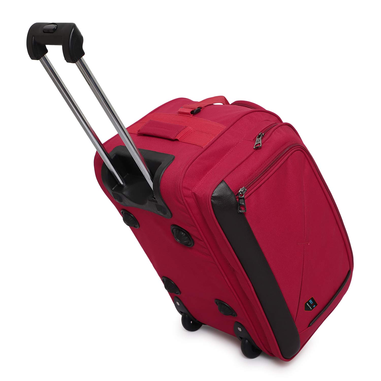 (Expandable) Duffle Trolley Bag/Luggage Bag 20 Inch /52 cm - Duffel Strolley Bag - (Red)-image-42
