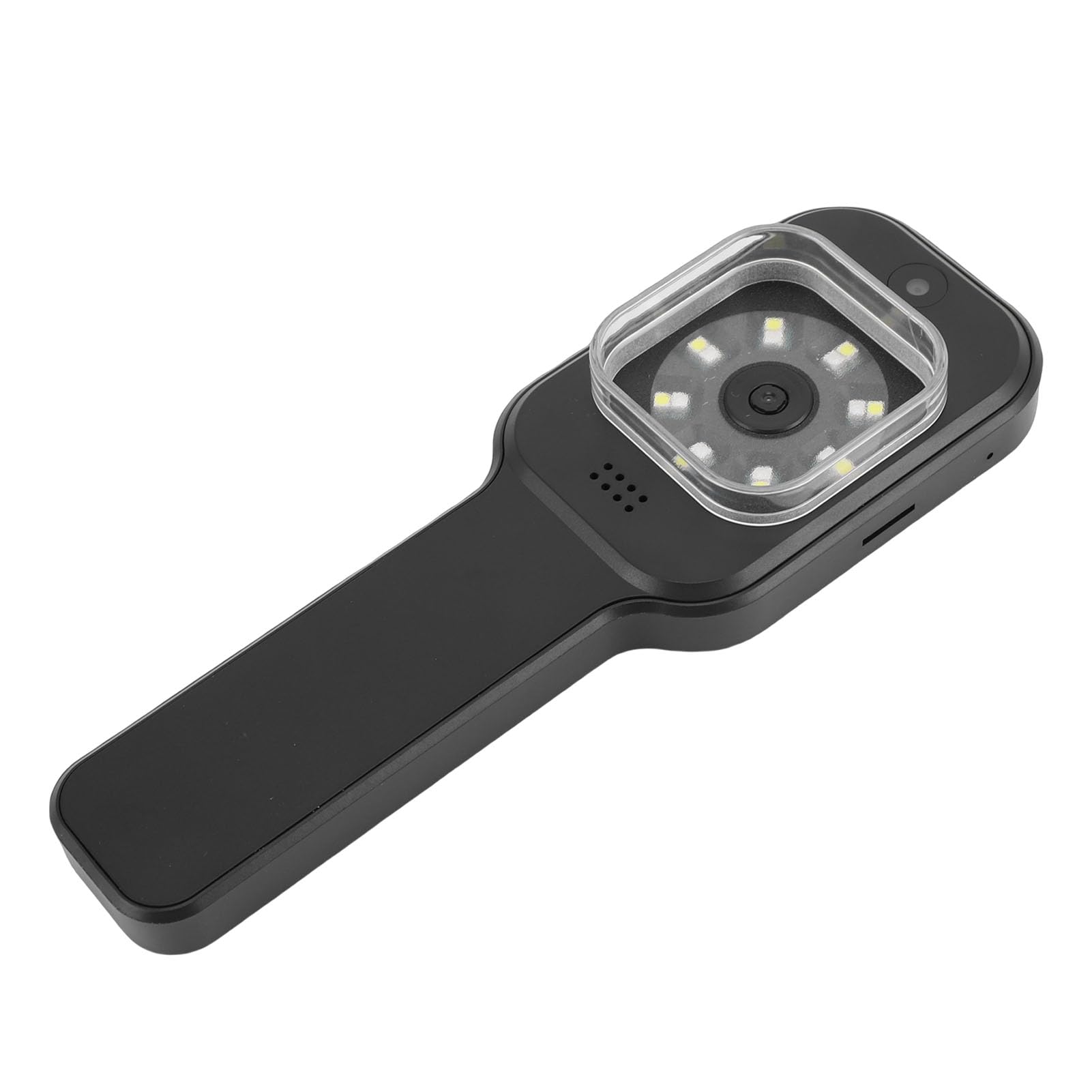 Zunate Lupa de Mano 5X-500X, Luz de Aumento Ajustable, Microscopio Digital Portátil para Exploración de la Naturaleza (Black)