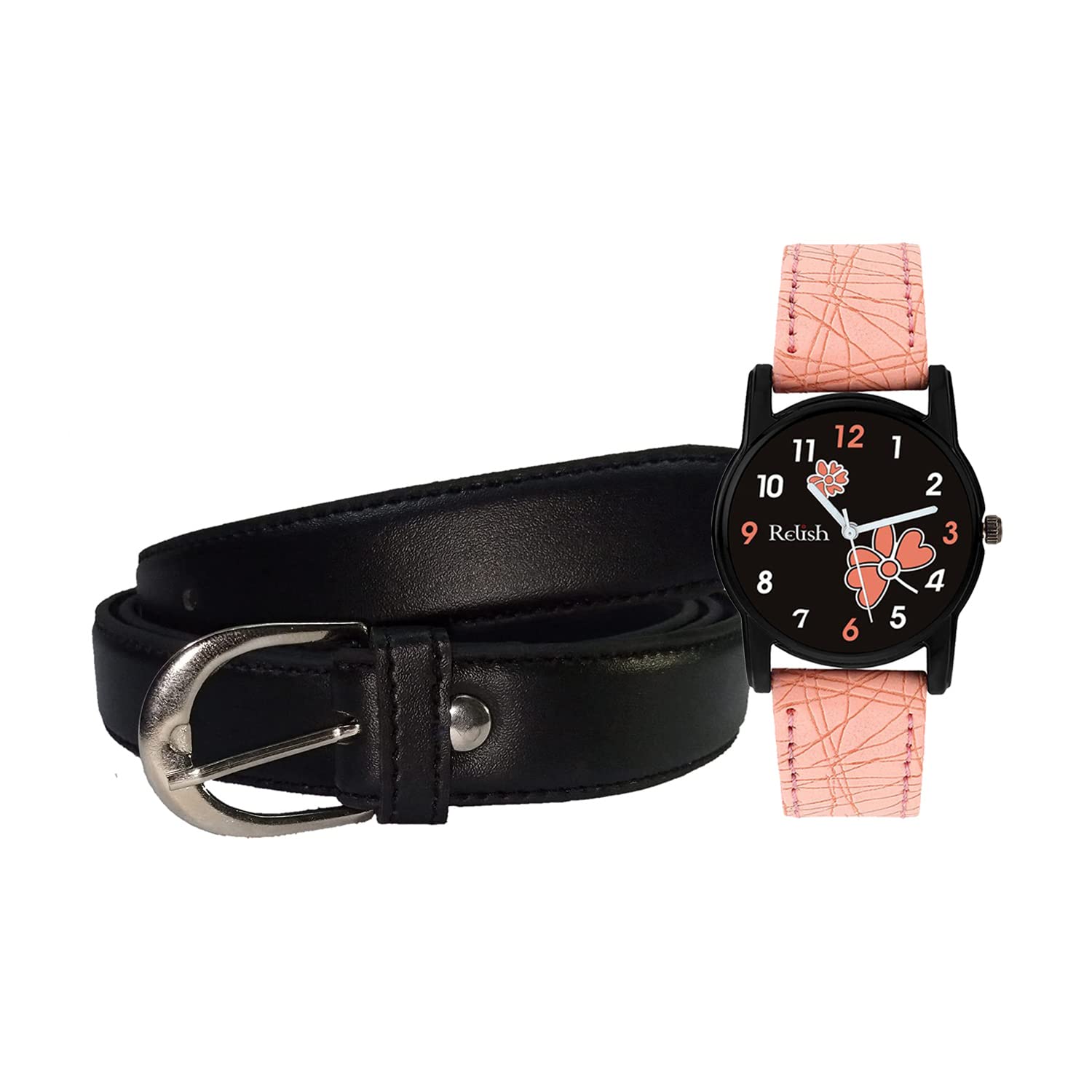 Relish Combo Pack of Designer Watches and Belt for Girls, Women RE-L1131BW (B09V568VH1) Amazon Price History, Amazon Price Tracker