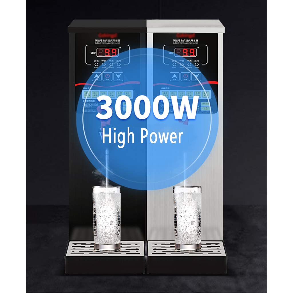 Ogrzewanie krok po kroku, 3000 W, komercyjny duży sprzęt do przechowywania herbaty, wyświetlacz LCD LED, podgrzewacz wody ze stali nierdzewnej (30/40 l)