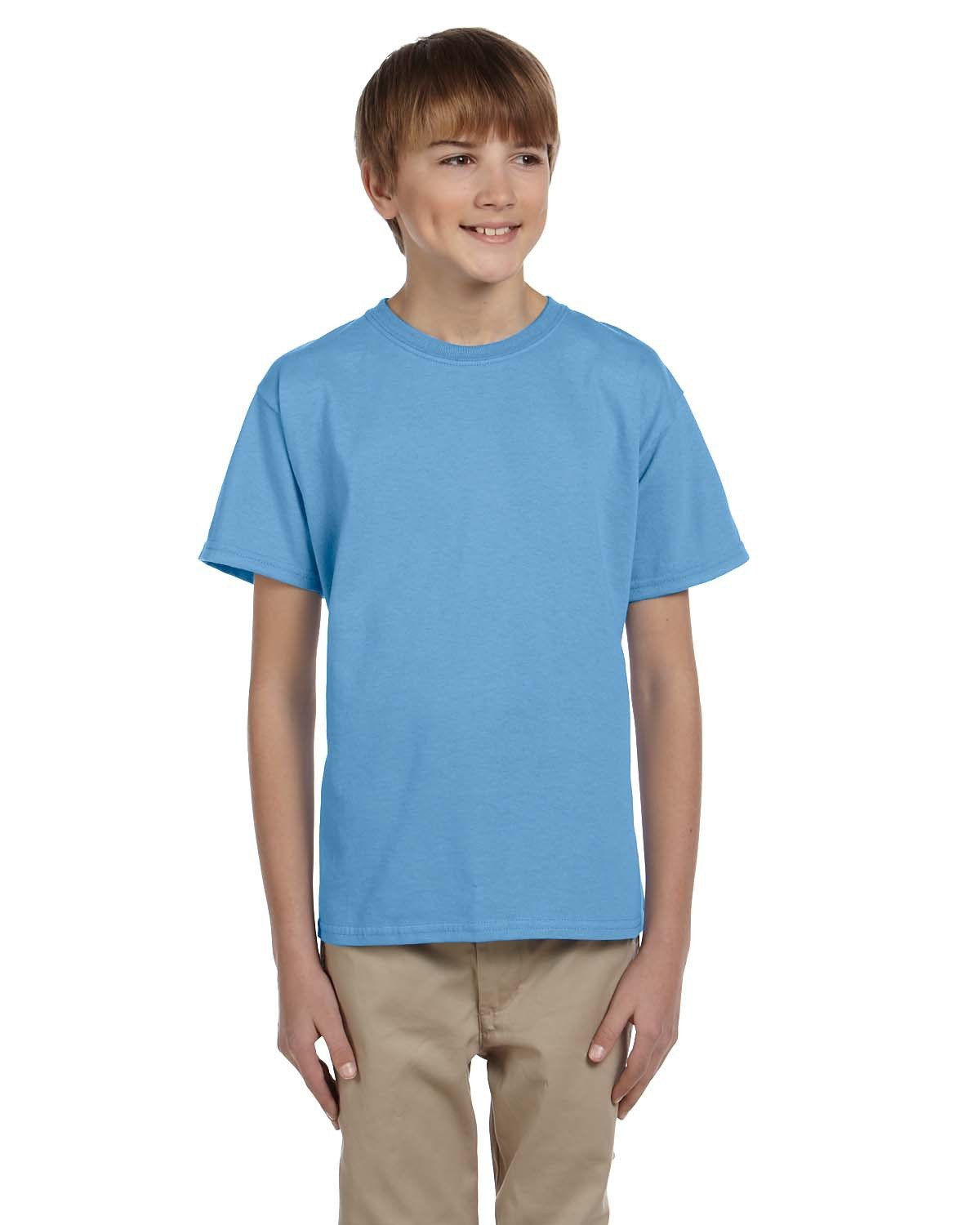 Gildan ® - Youth Heavy Cotton ™ 100% Cotton T-Shirt. 5000B - [Sky]