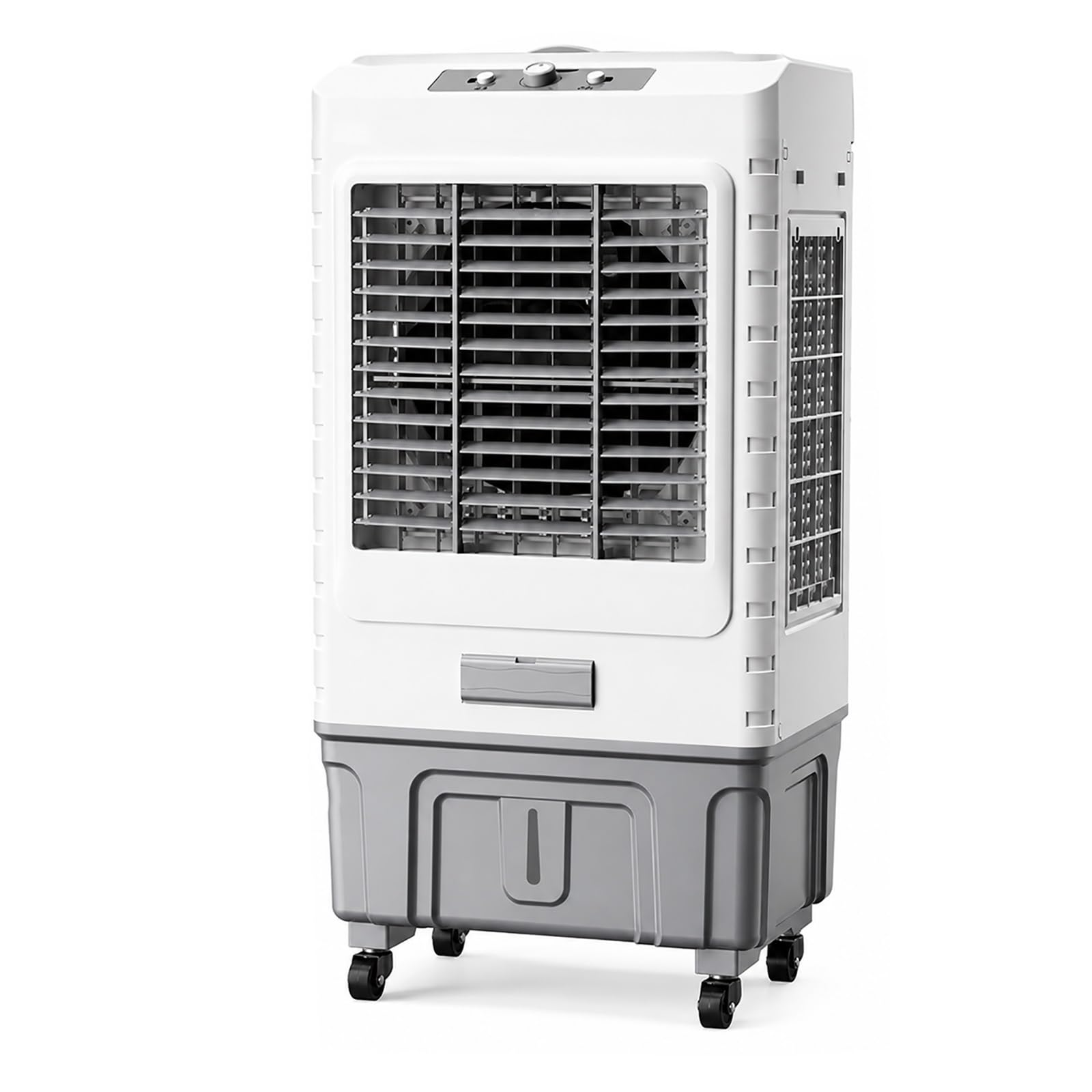Portable Evaporative Air Cooler with 60L Water Tank, 8 Ice Packs, 40000 Airflow Swamp Cooler for Home, Office, Warehouse and Commercial Spaces